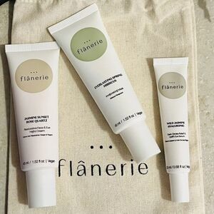 NEW $118 Flanerie Rest & Rebalance Soothe and Restore Set Skin Care Trio